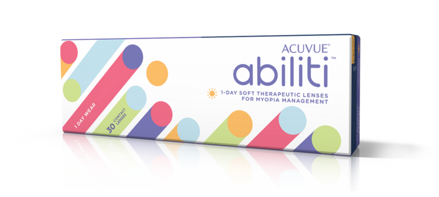 ACUVUE® Abiliti 1-Day – умные линзы для контроля миопии у детей